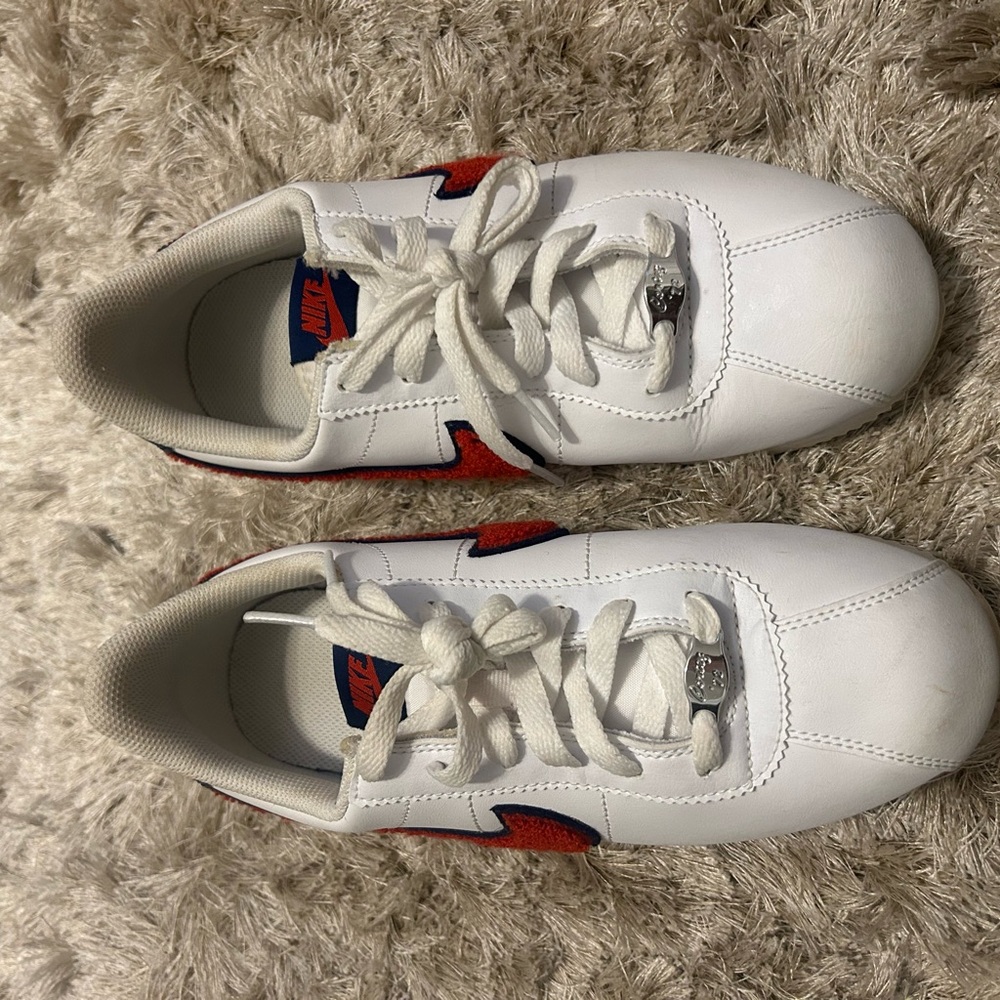 Nike Women’s/Men's White and Red Cortez